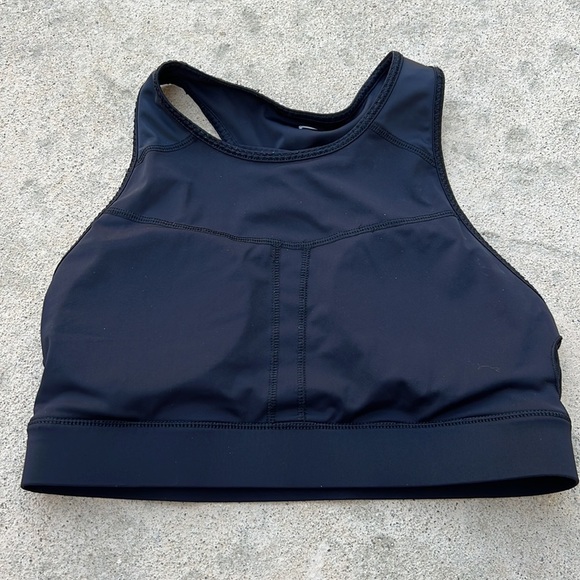 Fabletics Trinity High Impact Black Sports Bra Size L - Picture 7 of 11